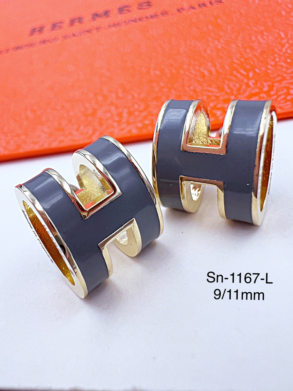 Сережки Stainlees Steel преміум (14-K)