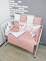 Комплект постельного белья Baby Comfort Зверята розовый