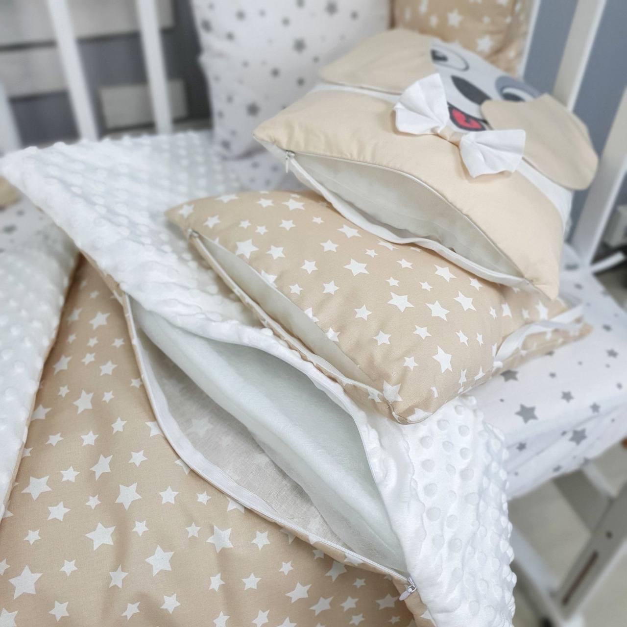 Комплект постельного белья Baby Comfort Зверята бежевый - фото 2 - id-p1660367839