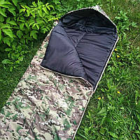 Военный спальный мешок, тактический спальник осень-весна, цвет пиксель