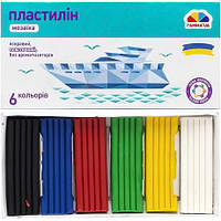 Від 3 шт. Пластилін "Мозаїка" 6 кольорів, 90 г. "Гамма" купити дешево оптом в інтернет-магазині