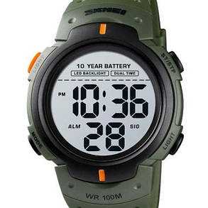 Skmei чоловічі спортивні тактичні годинники Skmei Neon 10 Bar, фото 1