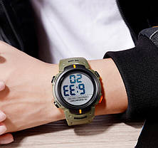 Skmei чоловічі спортивні тактичні годинники Skmei Neon 10 Bar, фото 4