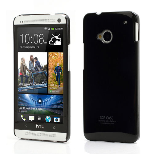 Чохол пластиковий SGP Ultra Thin на HTC One M7 801e, чорний