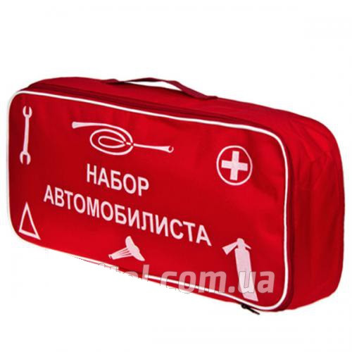 Сумка в авто техпомощи красная (45х20х12) 1 отдел "Набор Автомобилиста"