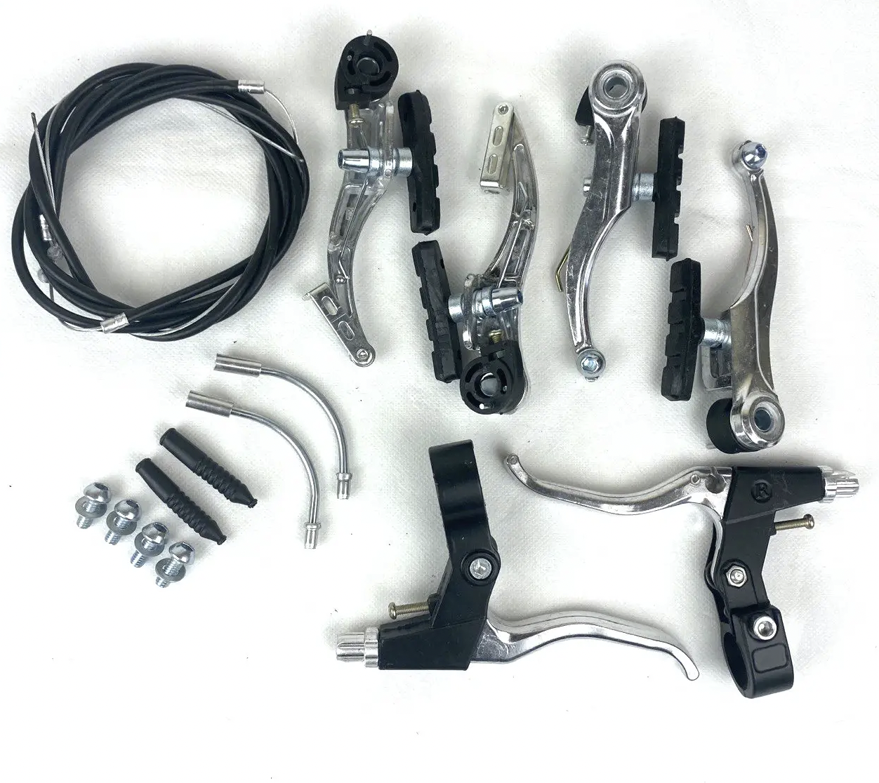 Гальма V-brake Sypo YD-V26 + ручки, чорні, фото 1