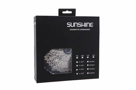 Касета 11-46T SUNSHINE CS-HR11-46 на алюмі., фото 3