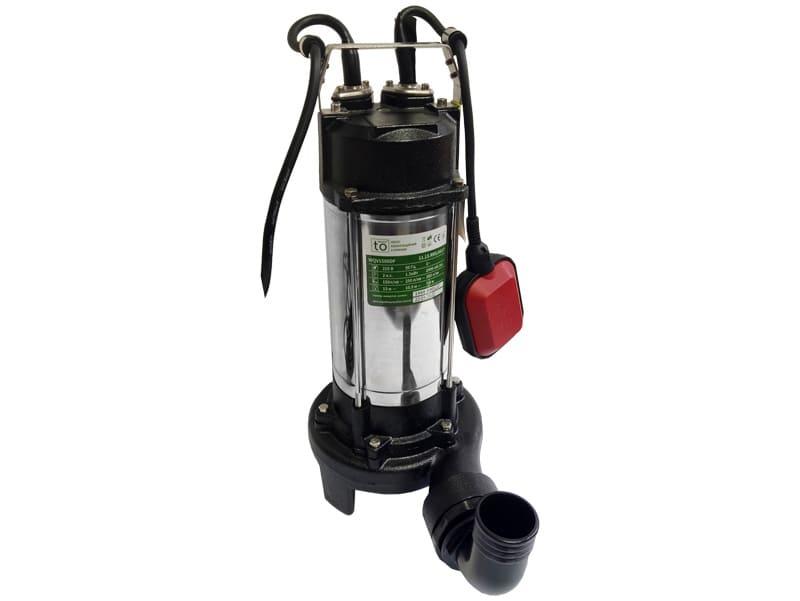 WQV1500DF 1.5Вт насос каналізаційний H15(10.5) Q417(250)л/мін з ножем поплавок кабель10м toНАСОСИ