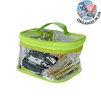 Силіконова прямокутна косметичка М ORGANIZE (неон)