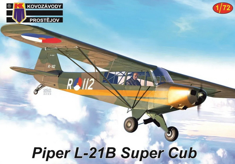 Пластикова модель 1/72 Kovozavody Prostejov 0340 американський багатоцільовий літак Piper L-21B Super Cub