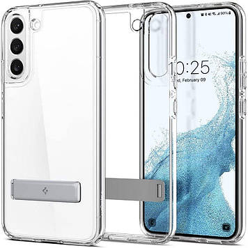 Чохол Spigen для Samsung Galaxy S22 - Ultra Hybrid S, Crystal Clear (ACS03957)