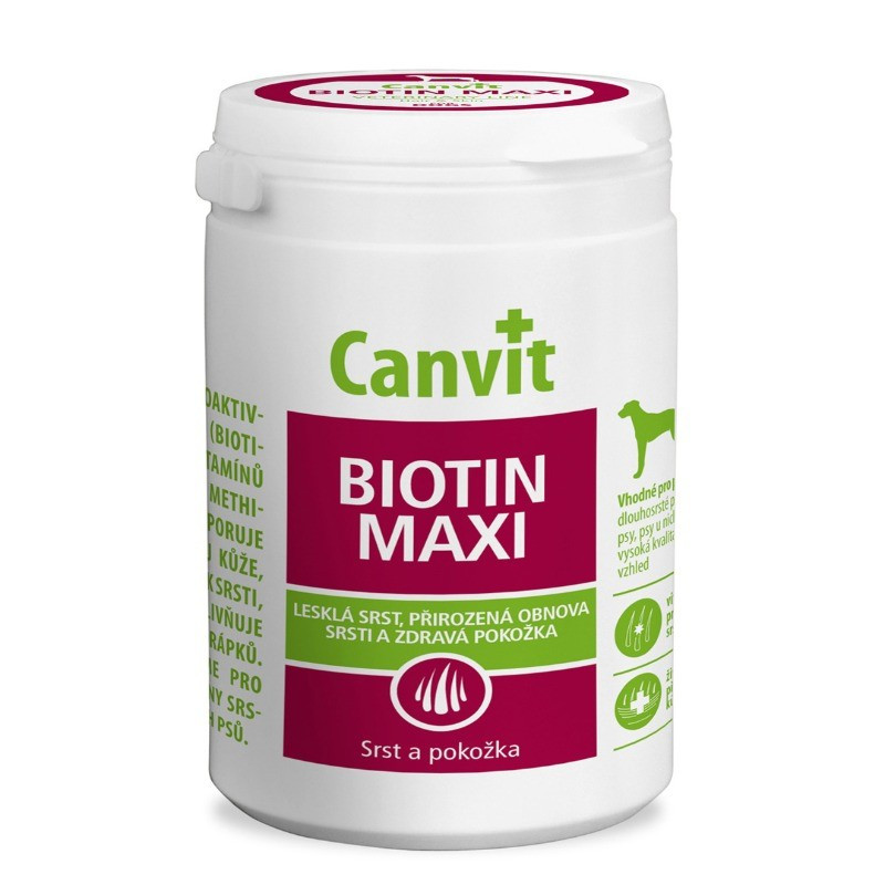 Canvit (Канвіт) Biotin Maxi 230 г — Вітамінний комплекс для шкіри, шерсті та кігтів собак великих порід