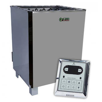 Електрокаменка для сауни і лазні EcoFlame SAM D-15 15 кВт + пульт CON6
