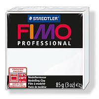 Полімерна глина Fimo professional 85 г Фімо Професійна Біла, No 0. 8004-0. White