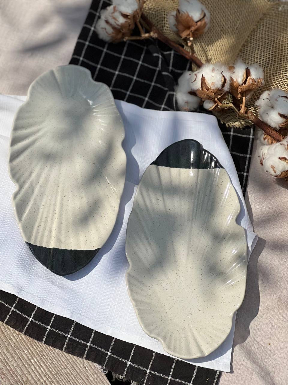 Блюдо "Флора", "Графіт лайт", фото 1