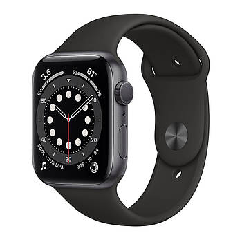 Смарт годинник Apple Watch Series 6 40mm Space Gray Aluminum Case with Black Sport Band (MG133) (Open Box)