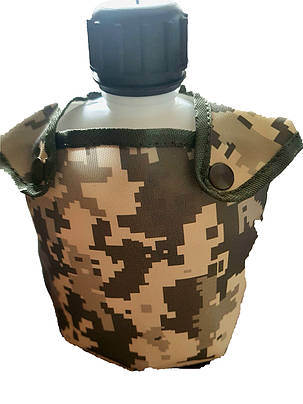 Тактична військова фляга 1л з чохлом, фото 2