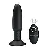 Анальна пробка Pretty Love Beaded for xtra pleasure Plug Black, фото 2