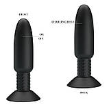 Анальна пробка Pretty Love Beaded for xtra pleasure Plug Black, фото 5