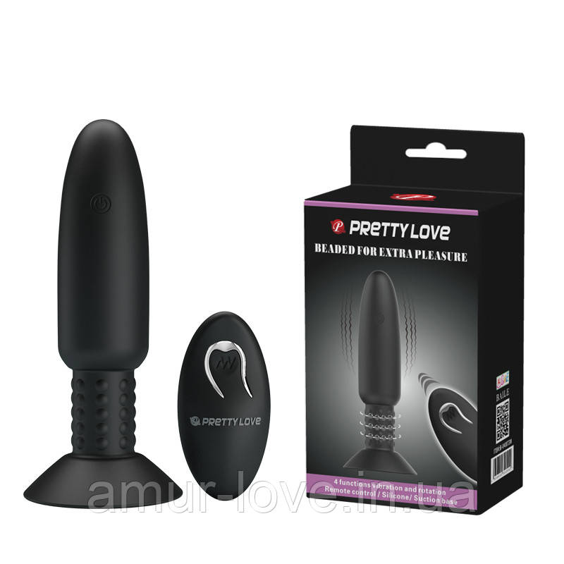 Анальна пробка Pretty Love Beaded for xtra pleasure Plug Black