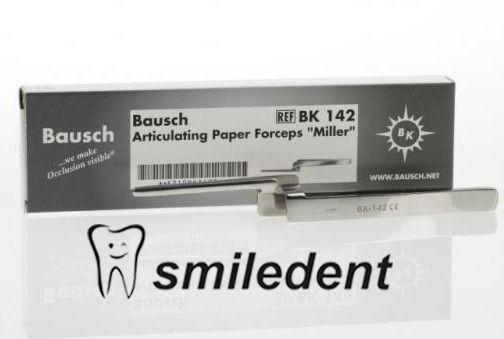 Артикуляційний пінцет Бауша BK142, тип Miller, пінцет Міллера