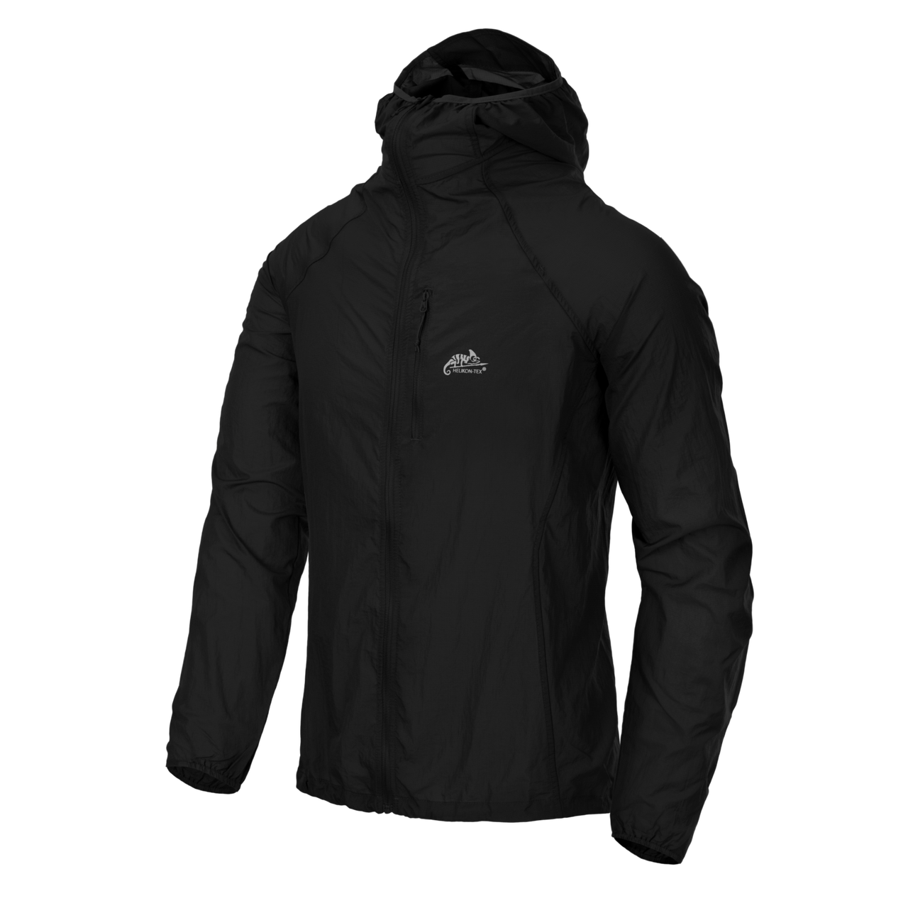 Куртка вітровка Helikon-Tex TRAMONTANE Wind Jacket WindPack Nylon Black KU-TMT-NL-01, фото 1