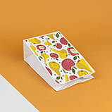 Подарункові пакети з малюнком 150*90*240 Паперовий Пакет подарунковий Яскраві Крафт пакет з малюнком груші яблука, фото 4