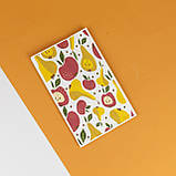 Подарункові пакети з малюнком 150*90*240 Паперовий Пакет подарунковий Яскраві Крафт пакет з малюнком груші яблука, фото 3