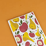 Подарункові пакети з малюнком 150*90*240 Паперовий Пакет подарунковий Яскраві Крафт пакет з малюнком груші яблука, фото 8