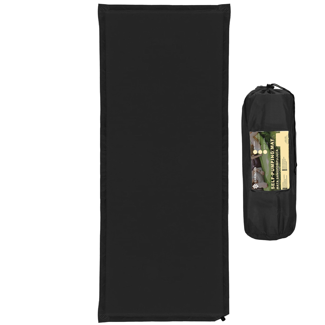 Килимок самонадувний Springos 180 x 50 x 5 см PM030