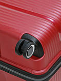 Валіза Snowball середня M поліпропілен червона 67х45х26см/65л/2.6кг, фото 9