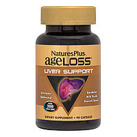 Натуральная добавка Natures Plus AgeLoss Liver Support, 90 капсул