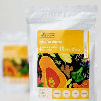 Суміш пророслих зерен овочів і спецій Добра їжа Овочева норма 150 г