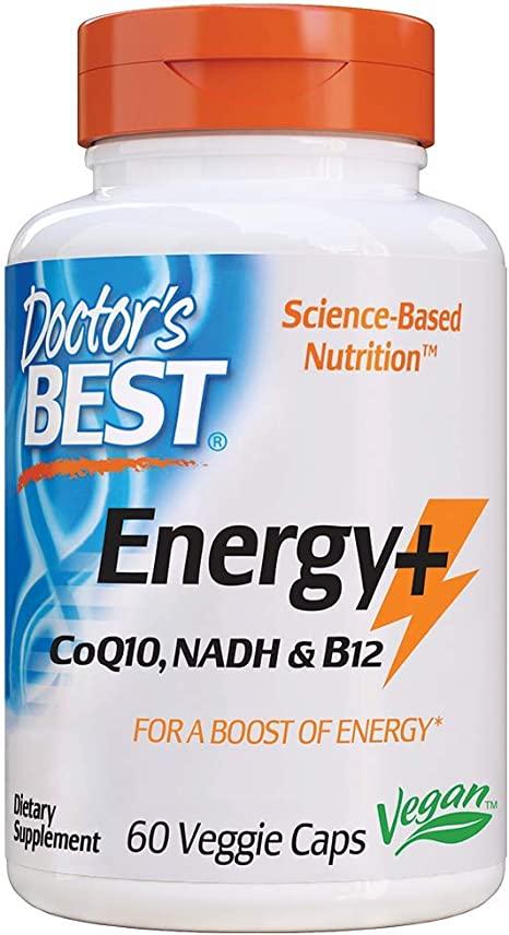 Комплекс Energy+ CoQ10 NADH и B12 Doctor's Best, 60 капсул