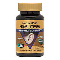 Натуральна добавка Natures Plus AgeLoss Hearing Support, 90 капсул