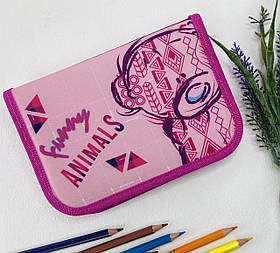 Пенал Одинарний з 2 відворотами Funny Animals 99203 29136Ф Class Чехія