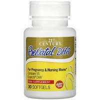 PreNatal DHA 21st Century, 30 капсул