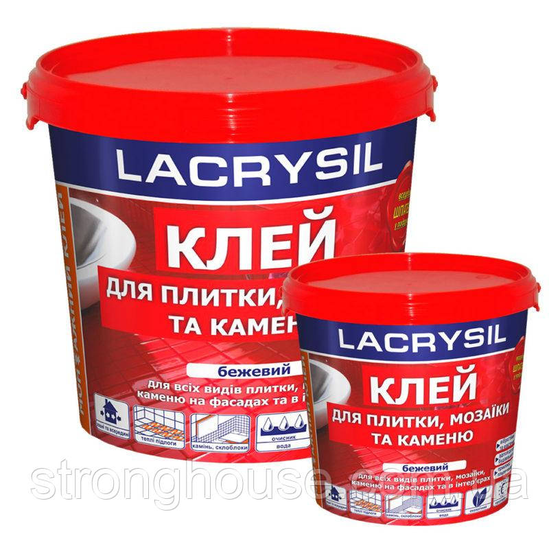 Клей Lacrysil “Для плитки, мозаїки та каменю” Лакрисил 15кг