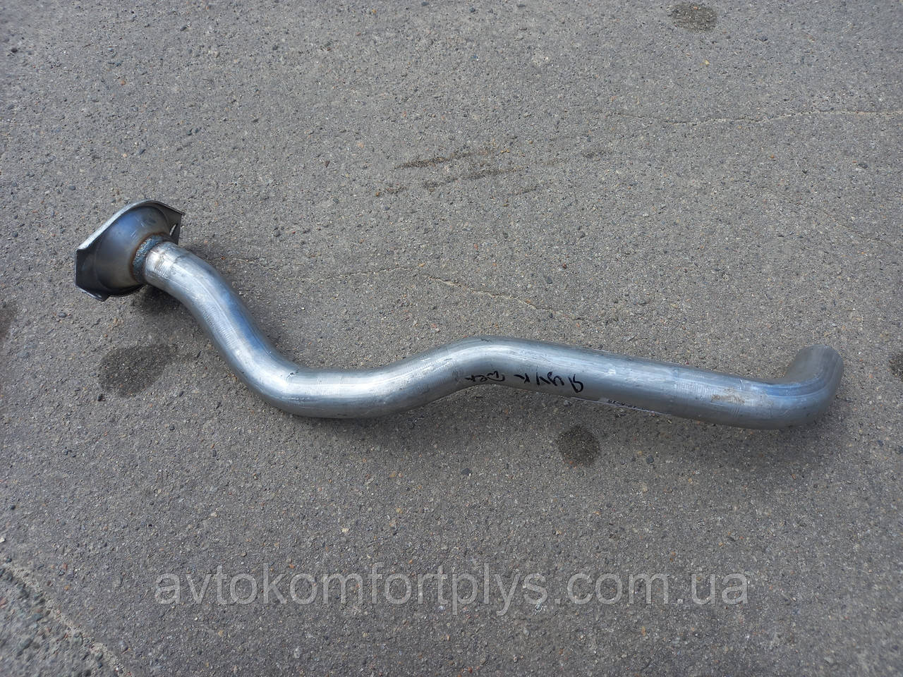 Приймальна труба Фольксваген Транспортер Т4 2.4 дизель 1990 - 1995 рр, фото 1