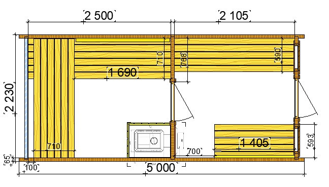 Строительство бани бочки Овоид Люкс 5,0м от производителя Thermowood Production - фото 10 - id-p1660567752