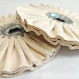 Круг полірувальний 120х19х10 мм Brandt, на кромкооблицювальний верстат, фото 3