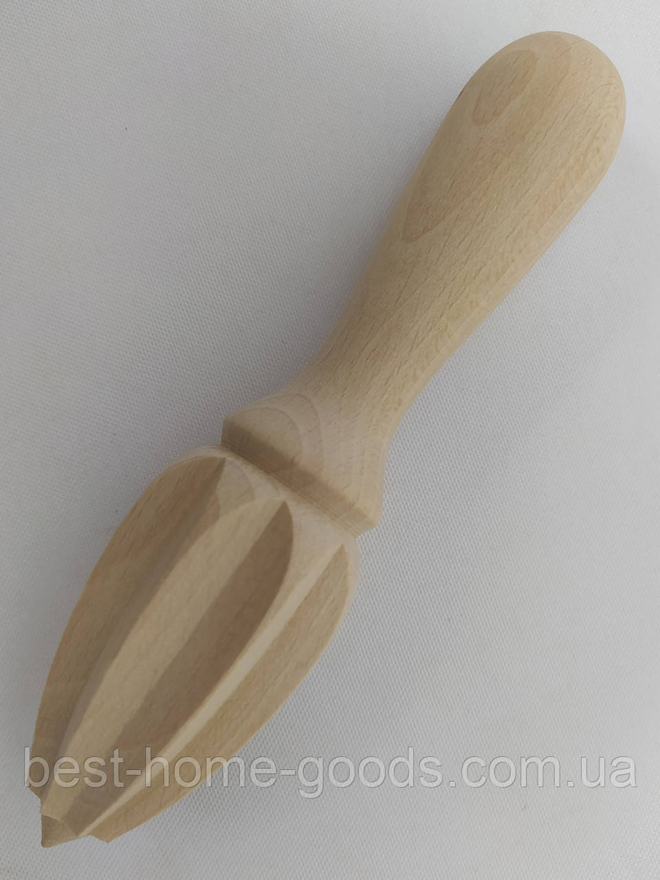 Дерев’яна сокодавилка для цитрусових 16 см – прес з бука для лимона, лайма, апельсина, фото 1