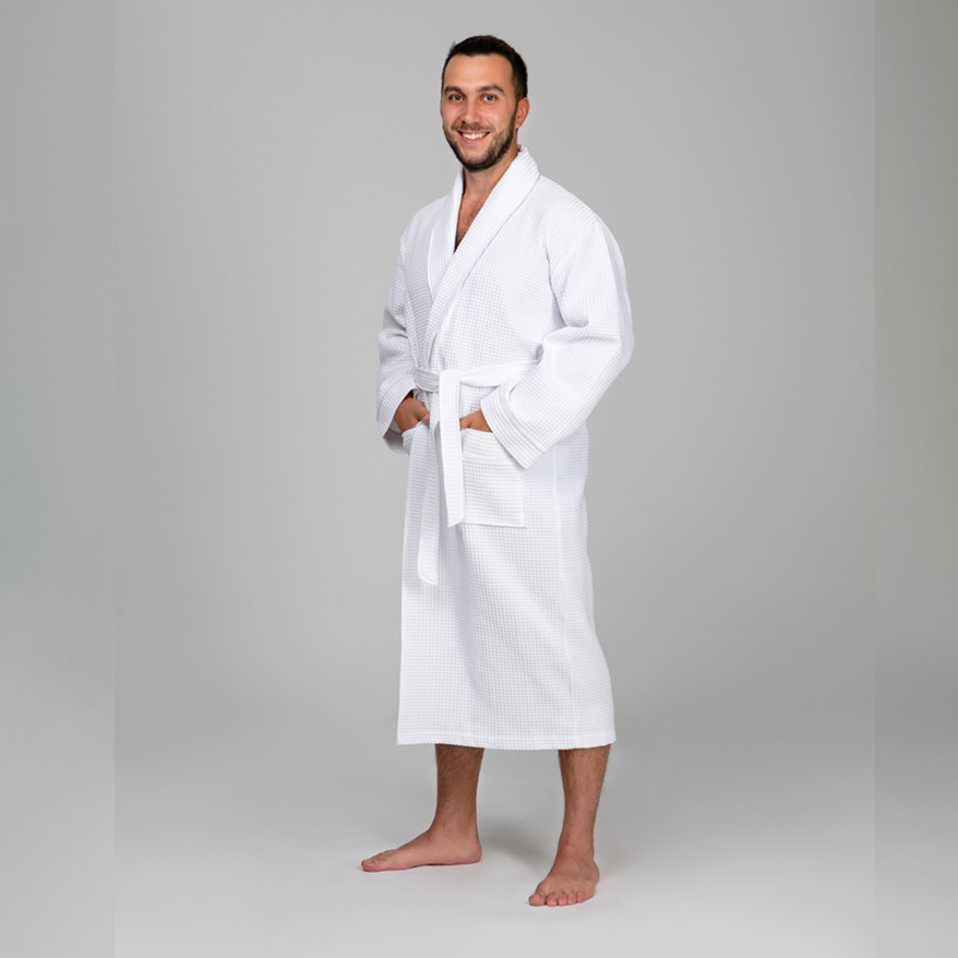 Халат чоловічий 2XL вафельний, фото 1