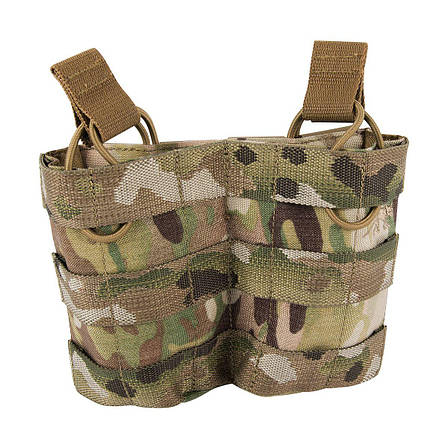 Підсумок для магазинів автомату Tasmanian Tiger 2 SGL Mag Pouch BEL M4 MKII MC, Multicam (TT 7108.394), фото 2