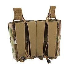 Підсумок для магазинів автомату Tasmanian Tiger 2 SGL Mag Pouch BEL M4 MKII MC, Multicam (TT 7108.394), фото 2