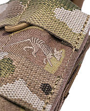 Підсумок для магазинів автомату Tasmanian Tiger 2 SGL Mag Pouch BEL M4 MKII MC, Multicam (TT 7108.394), фото 2
