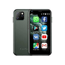 Маленький мобільний смартфон сенсорний GtStar Soyes XS 11 Green