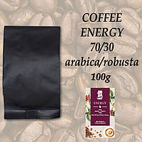 Кава свіжомелена ENERGY 100 г у чорному пакованні