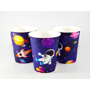 Стакани паперові "Космос", 10 шт, Набор стаканчиков "Космос", фото 1