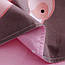Уценка (дефекты)! Комплект постільного білизни з рослинним принтом і зображенням фламінго рожевий з сірим, фото 6